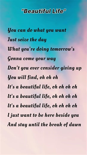 Beautiful Life | Ace Of Base