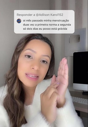 Menstruação que vem duas vez no mês é a gravidez?