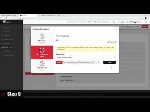 Uploading FICA Documents