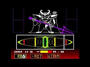UNITALE - Genocide Asgore Fight | Normal Mode