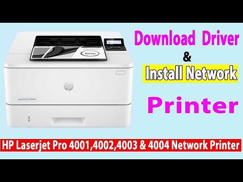 How to Download and Install HP Laserjet Pro 4003 Network Printer| #Windows10 #Windows11 #Printer