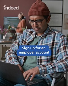 Sign up for a free employer account and post your jobs on Indeed so you can get back to your *real* day job. | Indeed for Business
