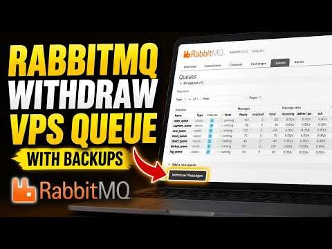 How to withdraw from RabbitMQ VPS queue data with backups - Beginner Guide