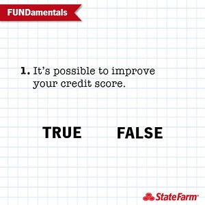 Think you have all the answers when it comes to credit scores?Take our test and find out: http://st8.fm/UtB | State Farm