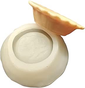 4.7 Inch Whole Pie Crust Silicone Mold| Pie Crust Shape Silicone Mold| Soap| Candle | Mold for Wax| Mold for Resin| Not Food Grade