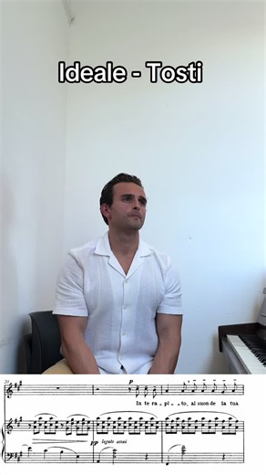 Ideale by Tosti sung by tenor — lyrical Italian art song snippet