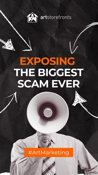  Exposing the Truth: Dive into the realm of NFTs and uncover the biggest scam ever in the digital art market! | Art Storefronts | Facebook