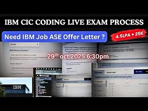 ibm cic off campus coding assessment | ibm coding assessment hackerrank 2025|ibm offer letter 🔥🚀
