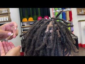 Loc Retwist ll How to palm roll Locs ll How to Comb twist Locs ll retwist