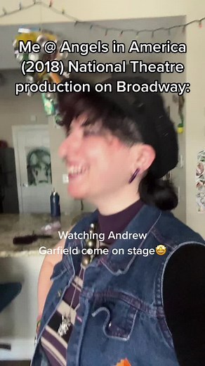 Andrew Garfield in Angels in America on Broadway