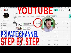 ✅ How To Make Youtube Channel Private 🔴