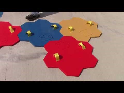 How to Use Concrete Stamps - Walttools Original Random Stone Concrete stamp set