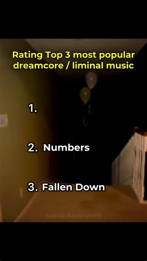 Ranking top 3 most popular liminal spaces music! #dreamaesthetic #backrooms #liminal #fyp #dreamcore