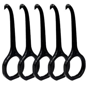 Maoerdental 5PCS Aligner Removal Tool,Black Clear Aligner Remover Tools for Invisalign Removable Retainers, Aligners,Braces Removal Kit (5PCS Black)