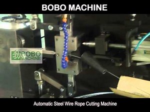 Automatic steel wire rope cutting machine