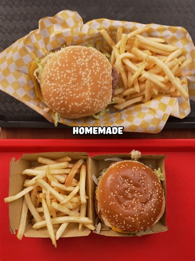 Homemade vs McDonald's Big Mac