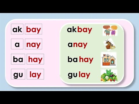 Pagsasanay sa Pagbasa || Mga salitang nagtatapos sa "ay" "aw" at "oy" | Diptonggo || Filipino Grade1