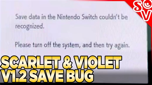 *WARNING* There's a Bug in Scarlet and Violet V1.2 that's affecting Save Data