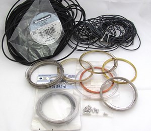 Beadalon Memory Wire Lot Neoprene Black Wire Cover 2 Sizes Cone Ends Mixed Sizes Memory - Etsy
