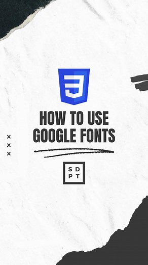 How to Use Google Fonts! #SDPTSolutions