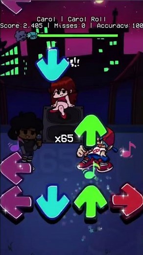 Carol Roll | Carol vs BF in Funkin music battle - FNF Mod - mobi gameplay #shorts #fnf #carol