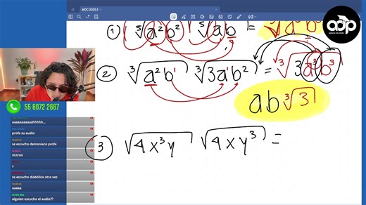 En esta clase aprenderás a dominar operaciones con radicales cuando los índices son diferentes, un tema clave para simplificar expresiones y resolver ejercicios de nivel admisión. También veremos cómo realizar división con radicales, aplicando propiedades esenciales para un manejo rápido y correcto. Trabajaremos con ejemplos paso a paso, ejercicios resueltos y trucos para que entiendas estos temas de manera clara, directa y definitiva. �� ⸻ � Temas que aprenderás hoy: � Multiplicación con difere