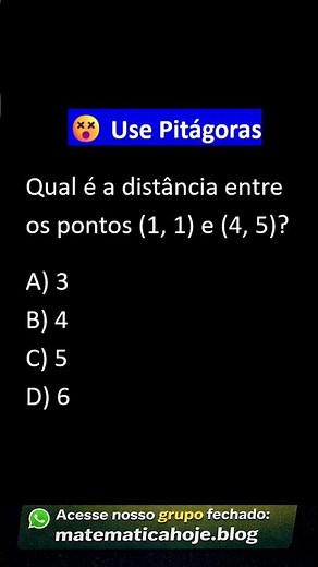 Distância entre Dois Pontos: Resolva Usando Pitágoras