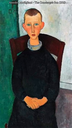 Amedeo Modigliani - The Concierge’s Son (1918) #amedeomodigliani #modigliani | Contemporary Art