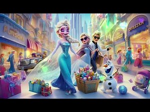"Elsa's Dubai Shopping Spree: A Frozen Adventure | Fun Kids Shopping Trip in Dubai's Magical Malls!"