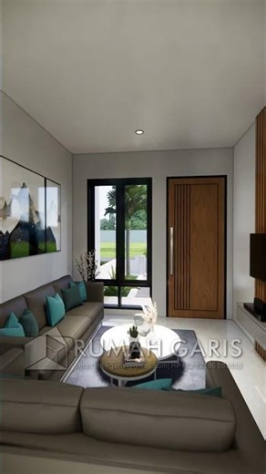 DESAIN RUMAH 6X14 METER 2 LANTAI #shortsviral #rumahgaris