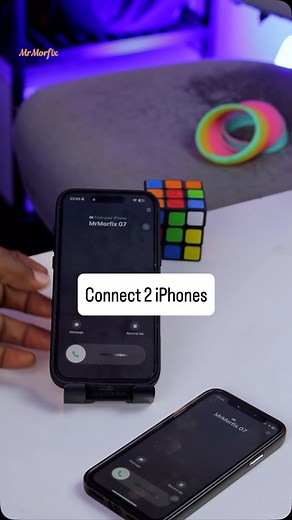 How to connect 2 iPhones together, so you can answer calls from any of them. #iPhone #tipsandtricks #iphonetricks #mrmorfix | MrMorfix