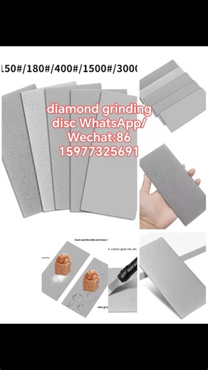 #Electroplated Diamond Grinding Lapping Square Discs For Gems Marble Stone Carving knife jade glass