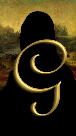 Alphabet with Mona Lisa