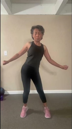 Salsa & Figure 8 Dancercise to keep Belly Fat away. 50 plus fun! #dancefitness