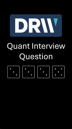 DRW Quant Interview Question