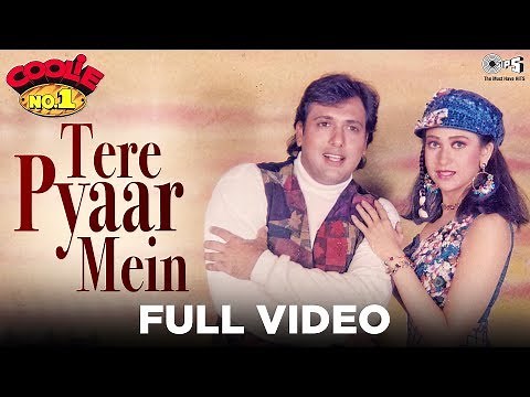 Tere Pyar Mein | Govinda & Karisma Kapoor | Udit Narayan & Alka Yagnik | Coolie No 1 | 90's Hits
