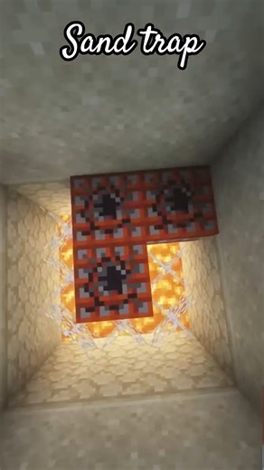 minecraft sand trap #minecraft #build