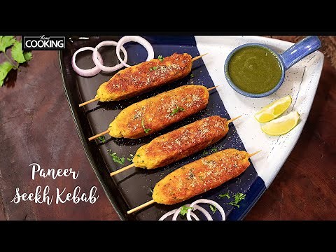 Paneer Seekh Kebab | Paneer Recipes | Kabab Recipe | Snacks Recipe | Starter | Seekh Kebab Recipe