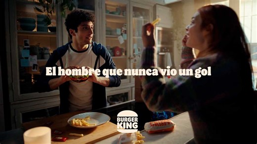 Burger King lanza un divertido spot que vincula la marca con el fútbol