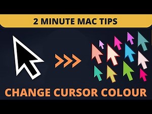 How to Change Your Cursor Color on your Mac