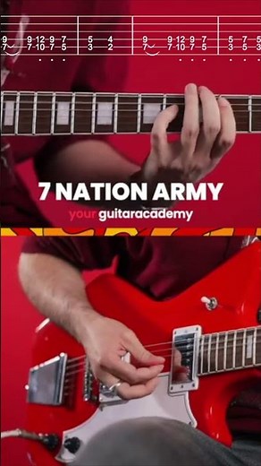 Seven Nation Army - White Stripes #guitarlessons