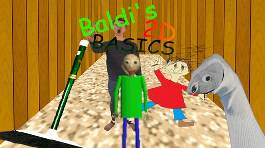 Baldi's Basics Plus 2D by Pixel_Guy213