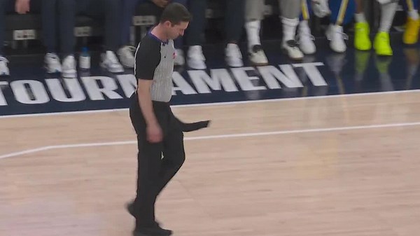 NBA referee Ben Taylor exits game with injury during Warriors-Clippers