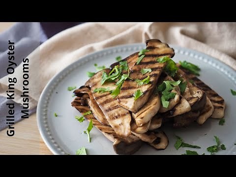 Grilled King Oyster Mushrooms