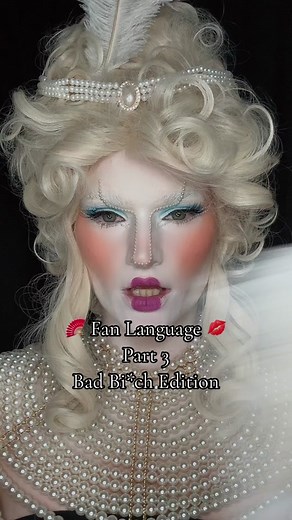 This is how I imagine Bad bi*ches speaking with 🪭🪭 #fanlanguage #versailles #makeup #marieantoinette This is for entertainment purposes 💋♥️