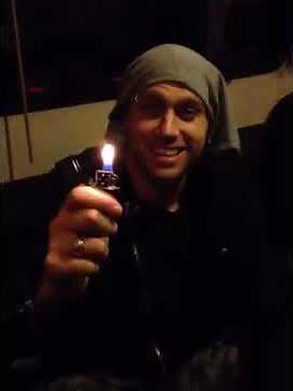 Lighter on head trick