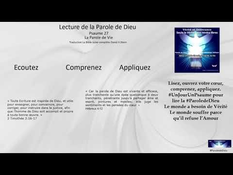 Lecture Psaume 27