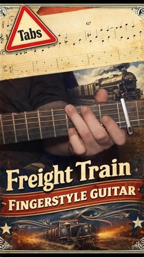 Freight Train | Fingerstyle Guitar | #tabs