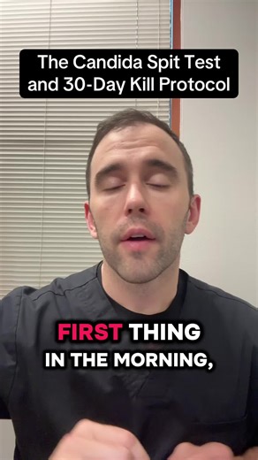 First thing in the morning, spit in a glass of water. If it grows stringy legs within 15 minutes, you have candida overgrowth. Here's the exact 30-day protocol to kill it.Candida produces biofilm that's heavier than water. When you spit, candida in your saliva sinks and creates strings. Clear saliva that floats means no overgrowth. This test is 70-80% accurate.Here's how candida is destroying your health and the exact kill protocol:Number 1 – Candida causes sugar cravings you can't control. The 