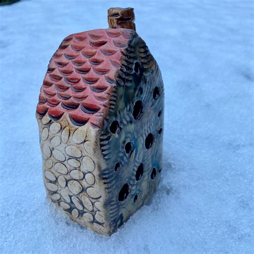 Handmade Ceramic Bee House – Garden Decoration for Wild Bees - Etsy